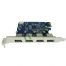 USB3.0 4 Port PCIe Card Chipset VIA VL800