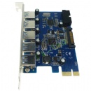 PCI Express USB3.0 7 ports Card