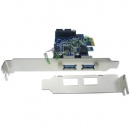 2 ports USB3.0+ internal 19 pin/20pin USB3.0 PCI-express Card